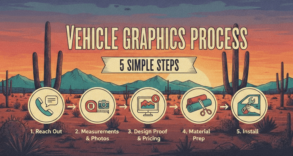 Vehicle Graphics Tucson 5 Steps Vehicle Graphics Tucson 5 Steps