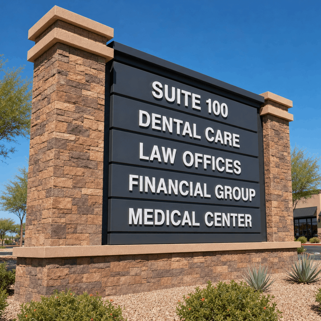 Monument Sign Multi Tenant Tucson